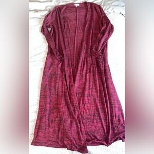 LuLaRoe Burgundy Cardigan